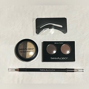 NWOT Beauty 360 Brow & Eye Makeup Set (brushes not included)